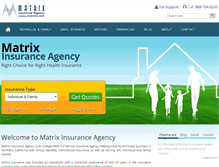 Tablet Screenshot of matrixia.com